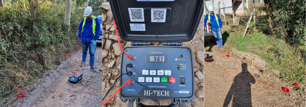 Medição de Resistividade do Solo